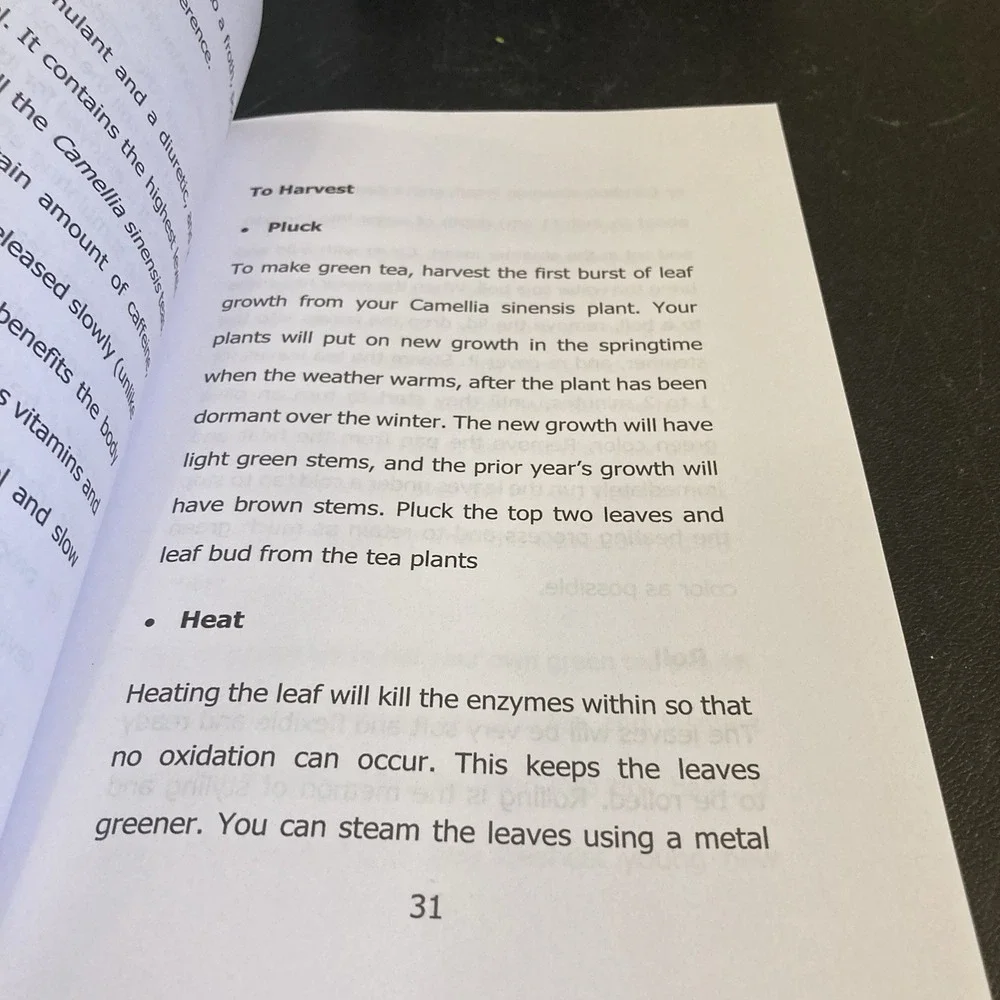 Homegrown Tea Gardening for Beginners Book Woodson =‎ How To Plant Blend Harvest